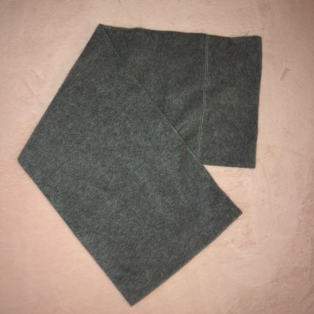 Gray Wool Infinity Scarf